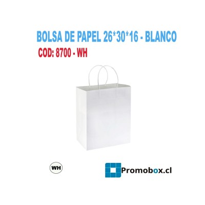 BOLSA PAPEL BLANCO