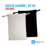 6900 - SACO "L" DE ALGODON 30*40