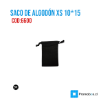 SACO ALGODON ECOLOGICA BIODEGRADABLE