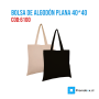 6100 - BOLSA PLANA DE ALGODON 40*40